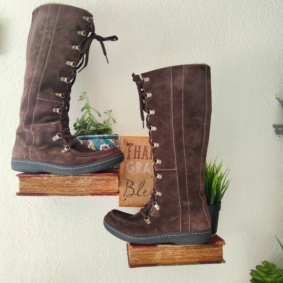 Timberland Shoes - Timberland 💜 Winnicut Suede Leather Knee Boots